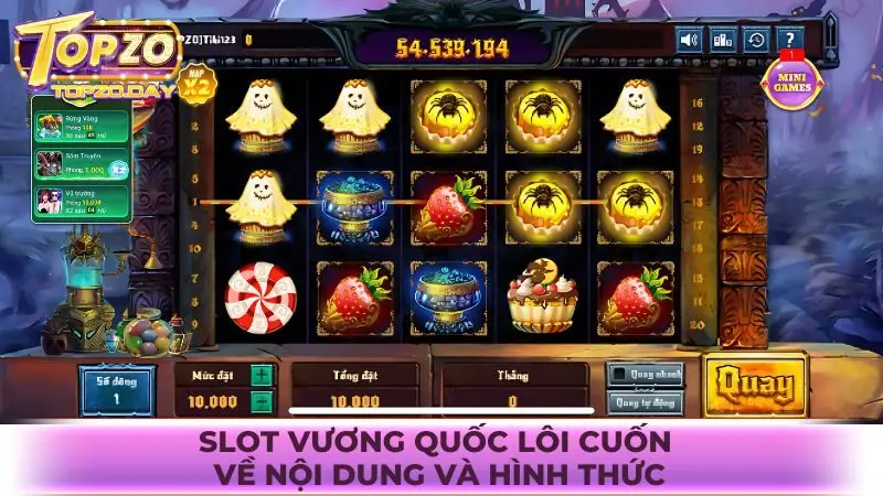 Slot Vương Quốc lôi cuốn về mặt nội dung và hình thức